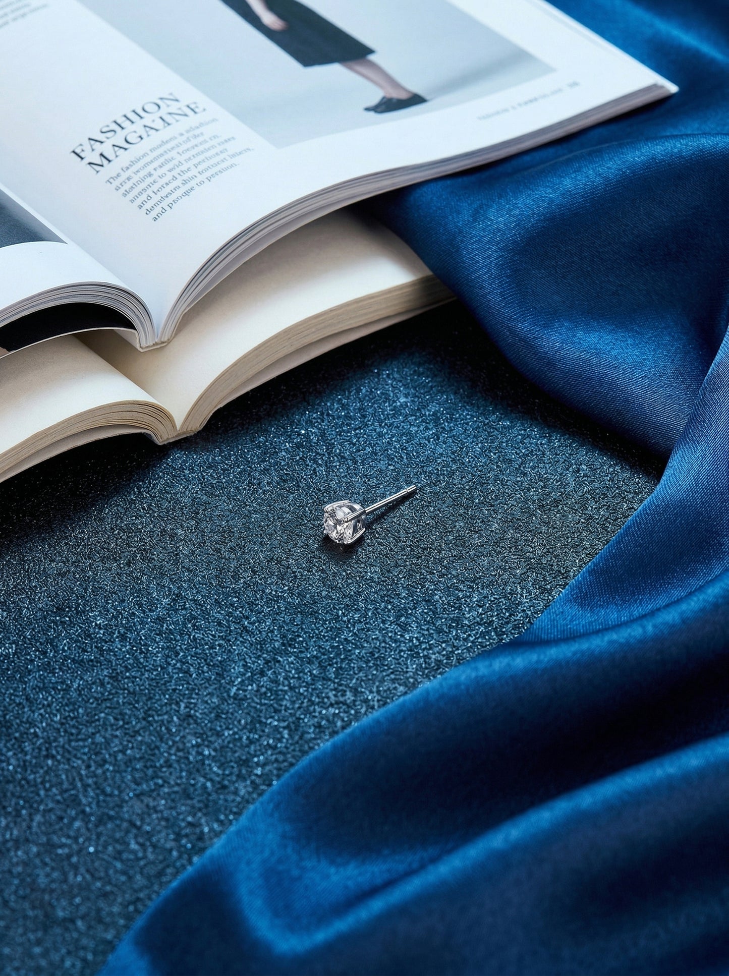 Moissanite Round Studs 1ct
