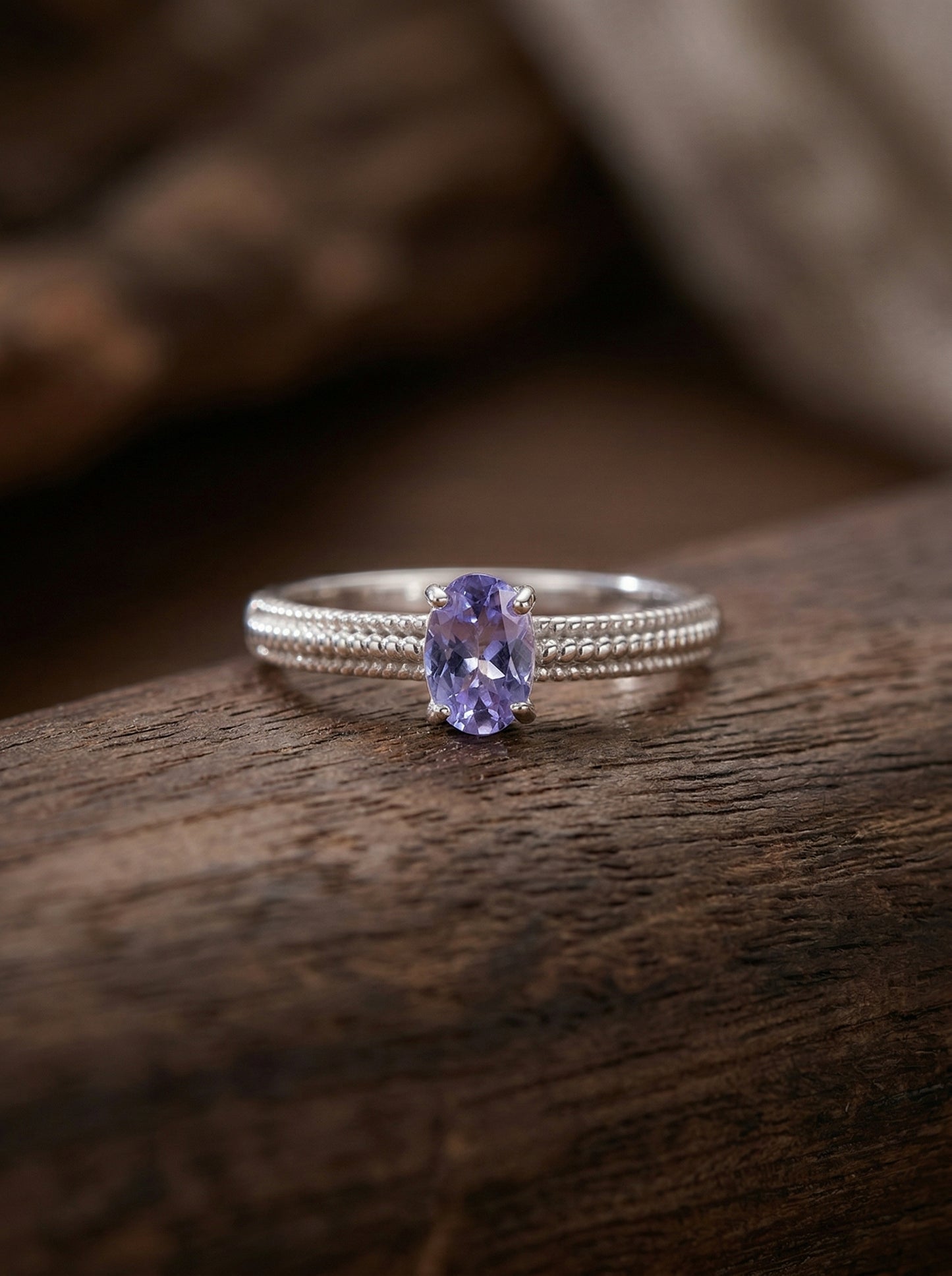 Tanzanite Violet Dusk Oval Ring
