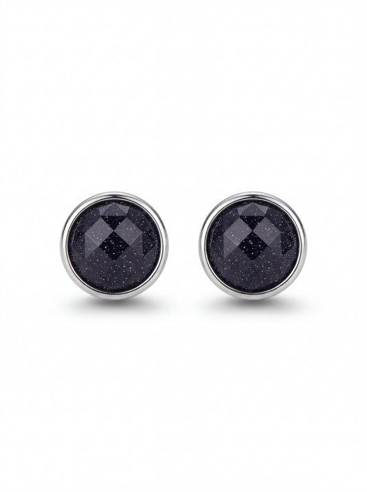 Deep Obsidian Studs
