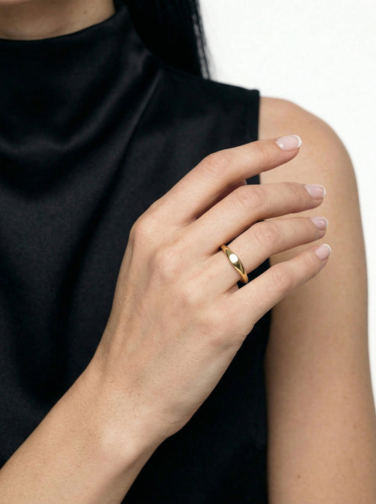 Facet 14K Gold-Filled Ring