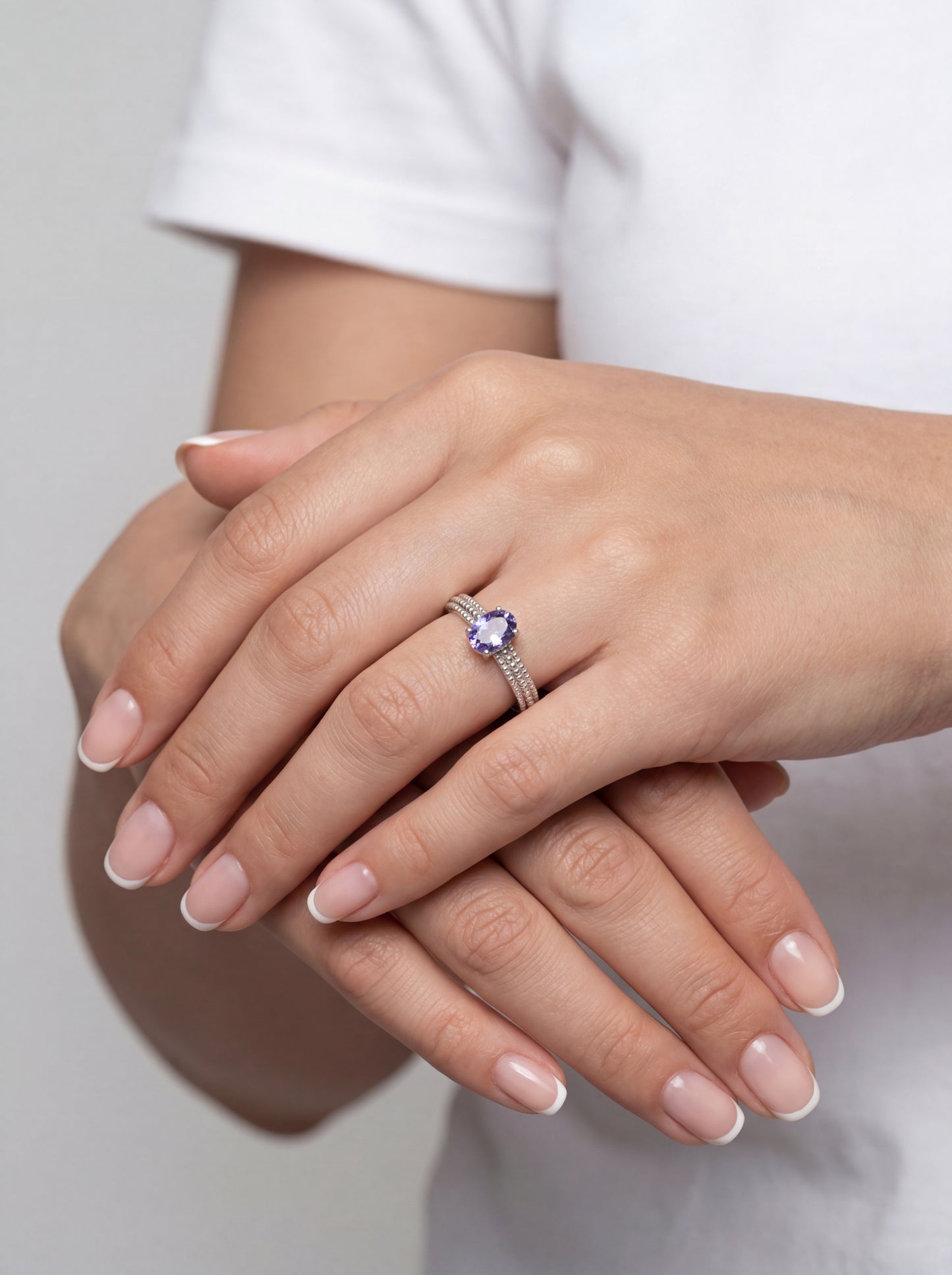 Tanzanite Violet Dusk Oval Ring