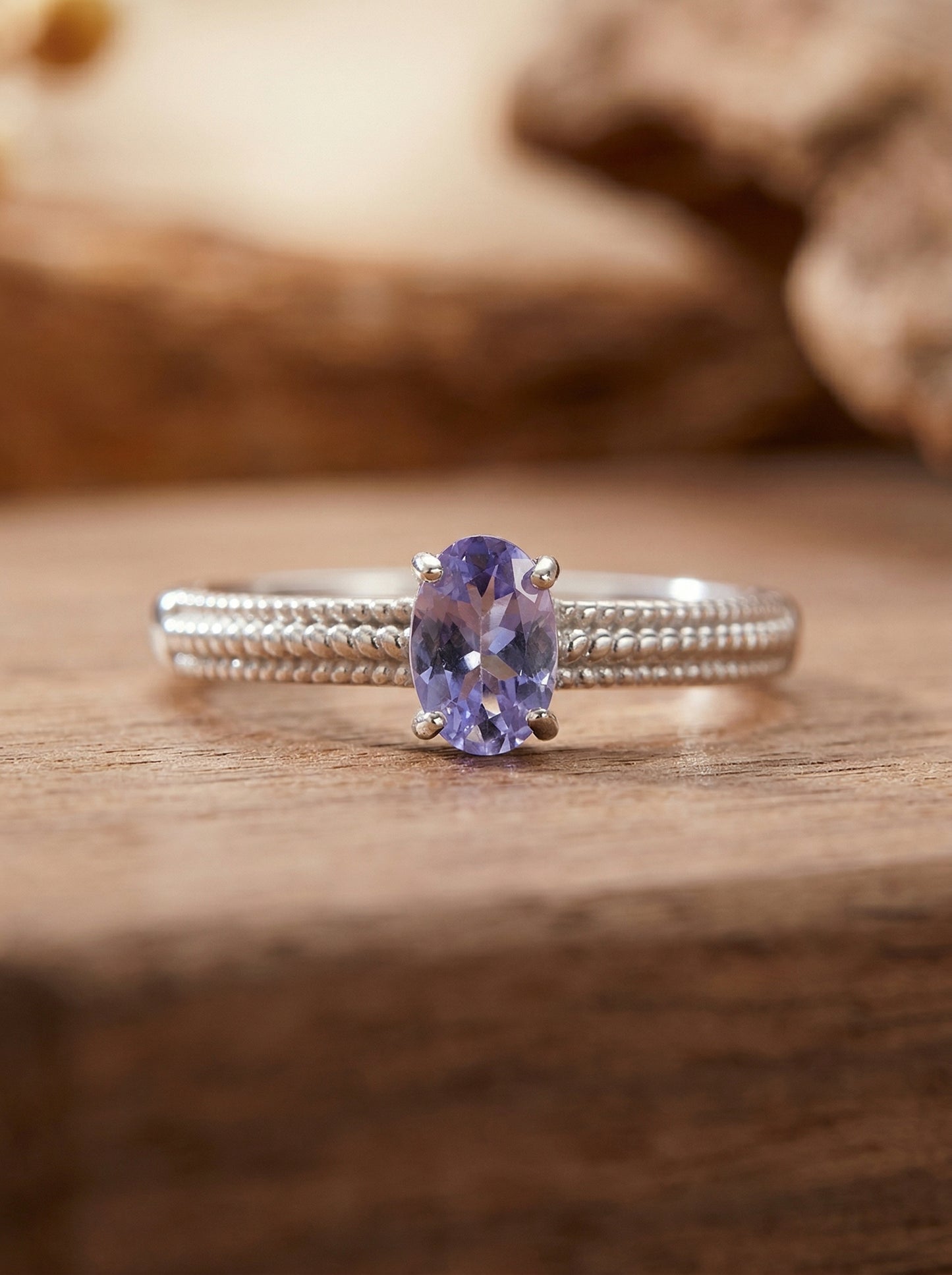 Tanzanite Violet Dusk Oval Ring